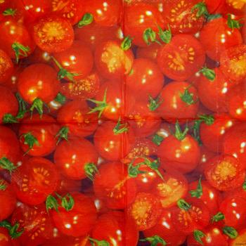 166 Gemüse - 3-lagig -  - ppd - Bistro 33x33 cm